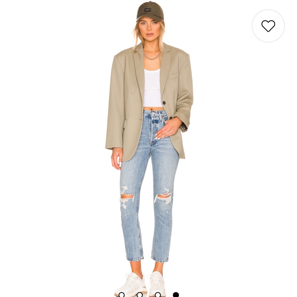 Agolde Riley High Rise Straight Crop Jeans - Picture 10 of 10